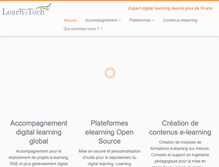 Tablet Screenshot of learnatech.com